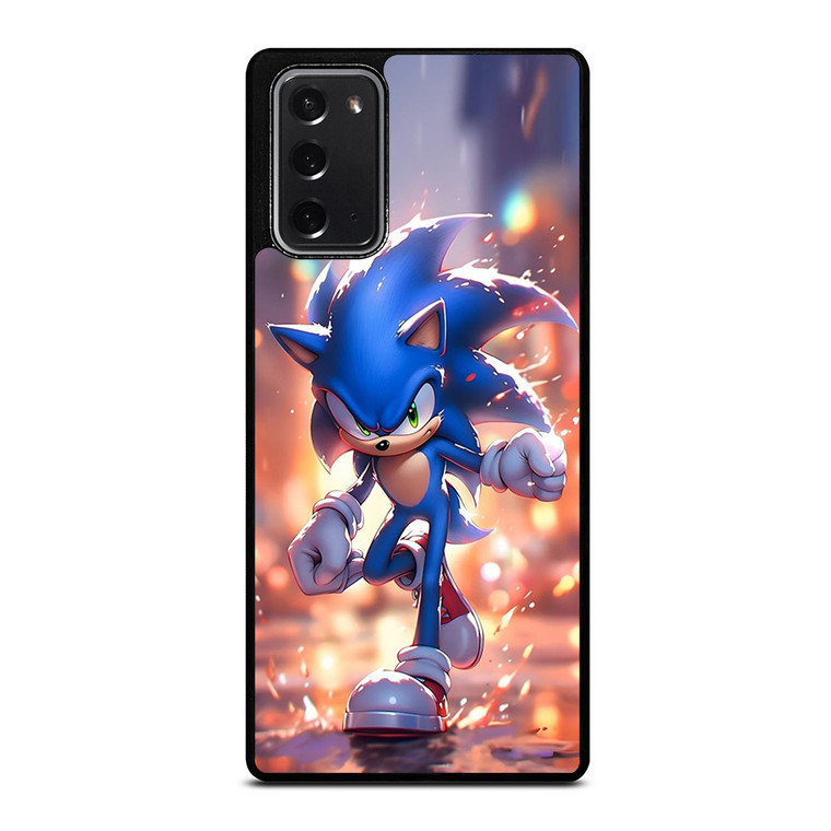 SONIC THE HEDGEHOG ANIMATION RUNNING Samsung Galaxy Note 20 Case Cover