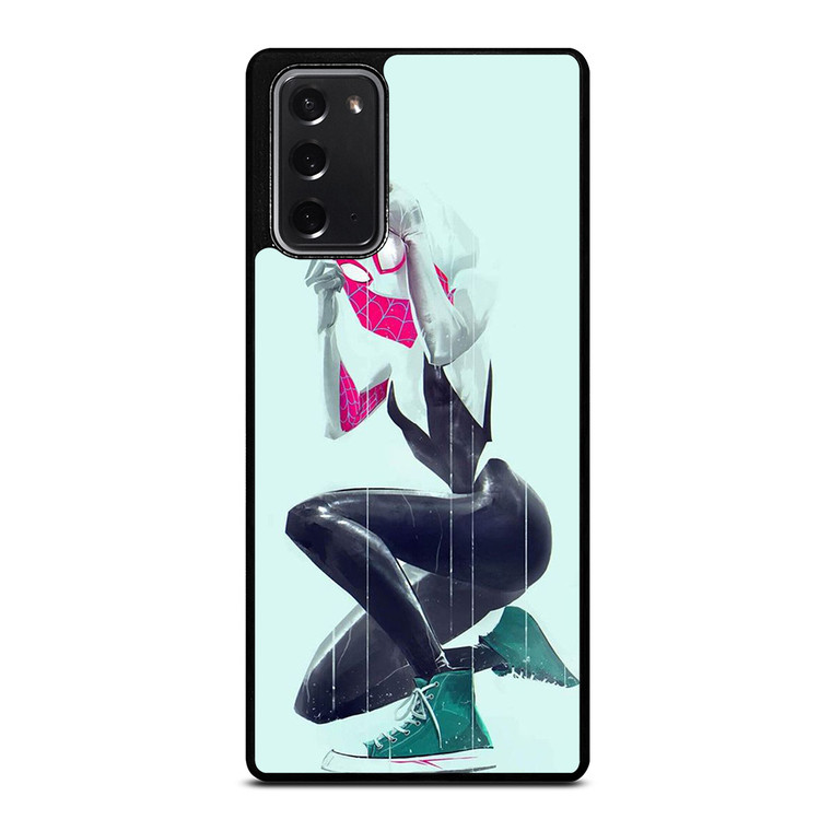 SPIDER VERSE SPIDER GWEN SPIDER WOMAN Samsung Galaxy Note 20 Case Cover