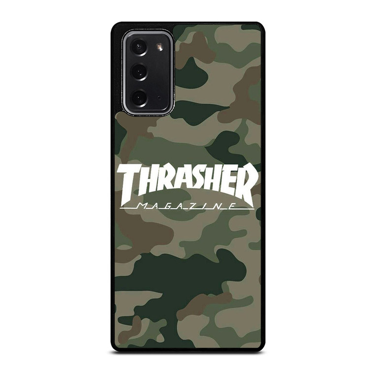 THRASHER SKATEBOARD MAGAZINE CAMO Samsung Galaxy Note 20 Case Cover