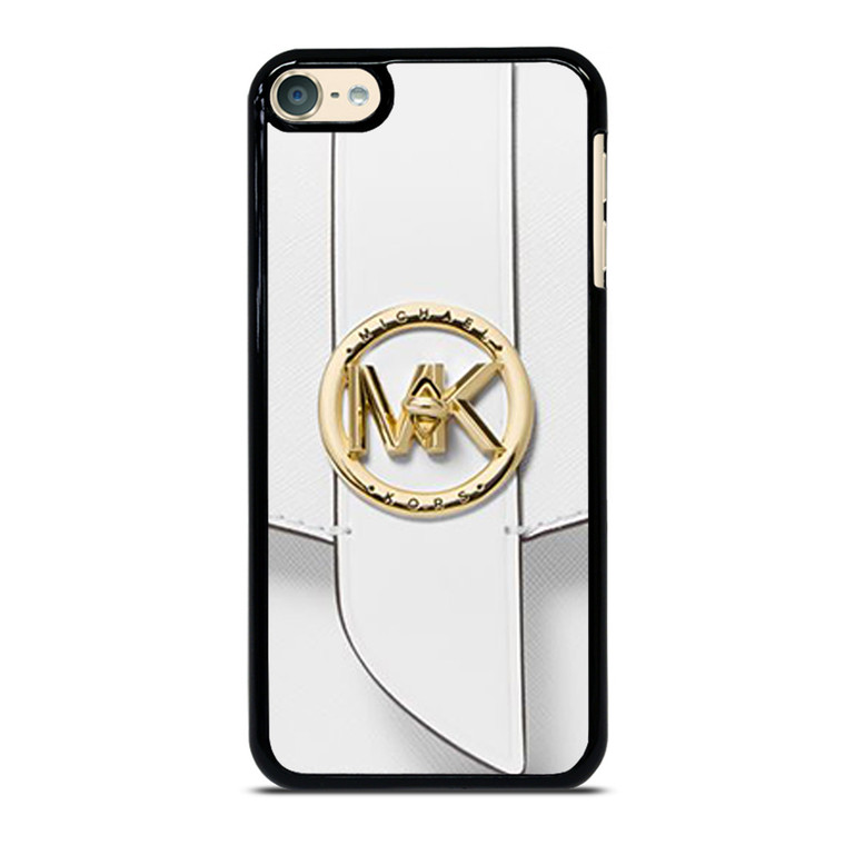 MICHAEL KORS LOGO MK WHITE HAND BAG EMBLEM iPod Touch 6 Case