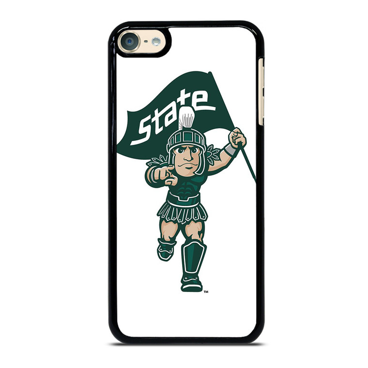 MICHIGAN STATE SPARTANS LOGO FOOTBALL MASCOT iPod Touch 6 Case