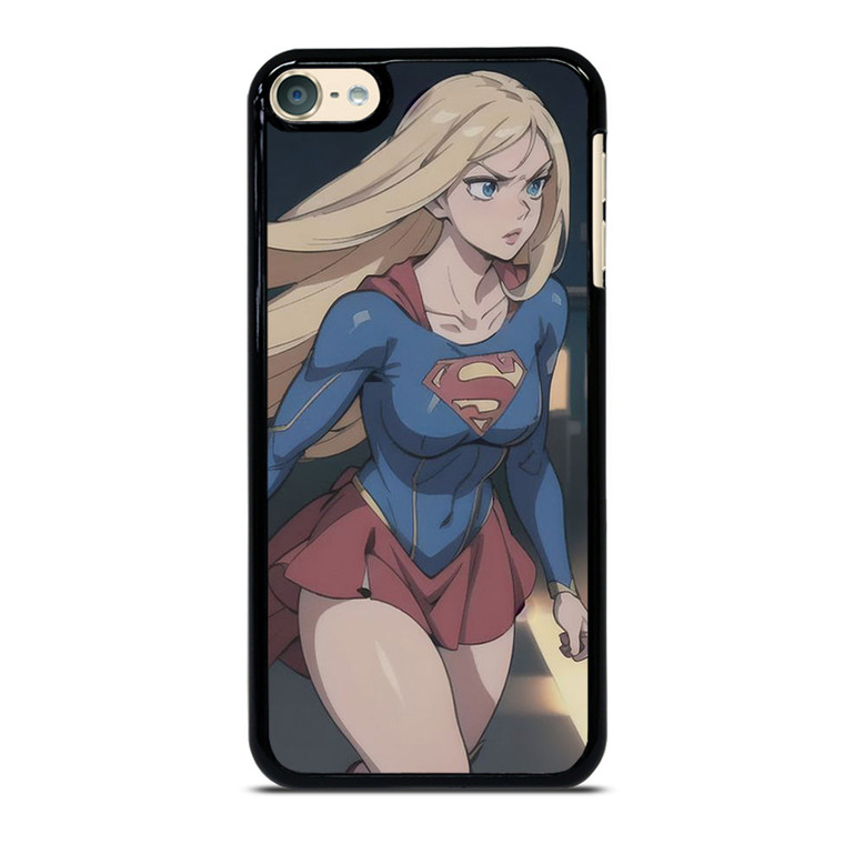 SUPER GIRL CARTOON MANGA ANIME iPod Touch 6 Case