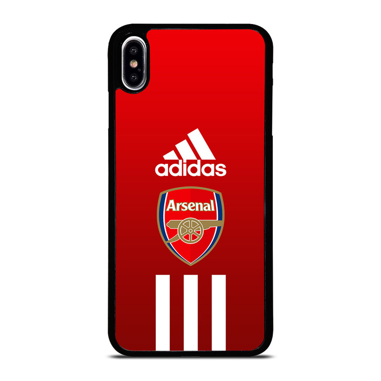 ARSENAL FC ADIDAS STRIPES iPhone XS Max Case Cover