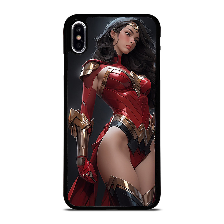 BEAUTIFUL SUPERHERO WONDER WOMAN DC COMIC iPhone XS Max Case Cover