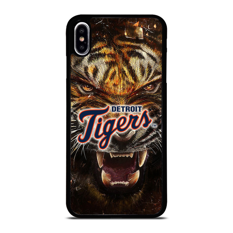 DETORIT TIGERS CLUB ICON BASEBALL TEAM MLB LOGO iPhone XS Max Case Cover