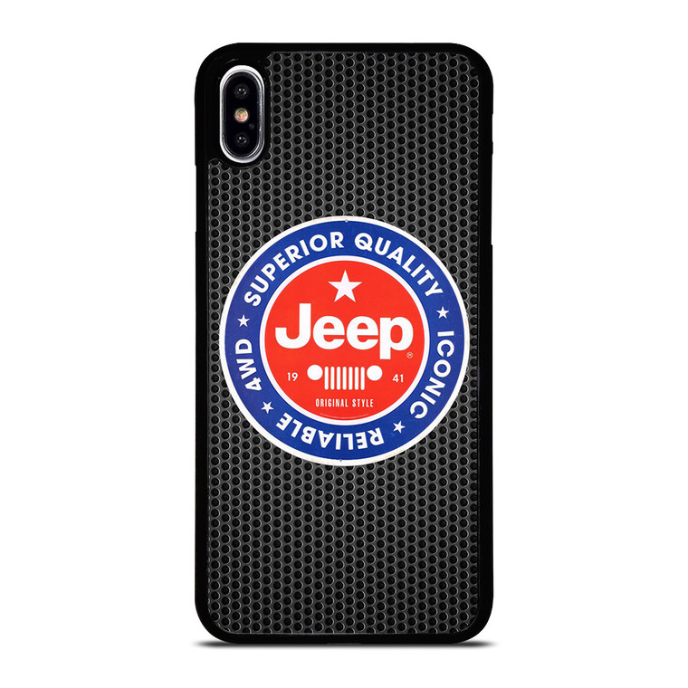 JEEP SUPERIOR QUALITY 4W RELIABLE iPhone XS Max Case Cover