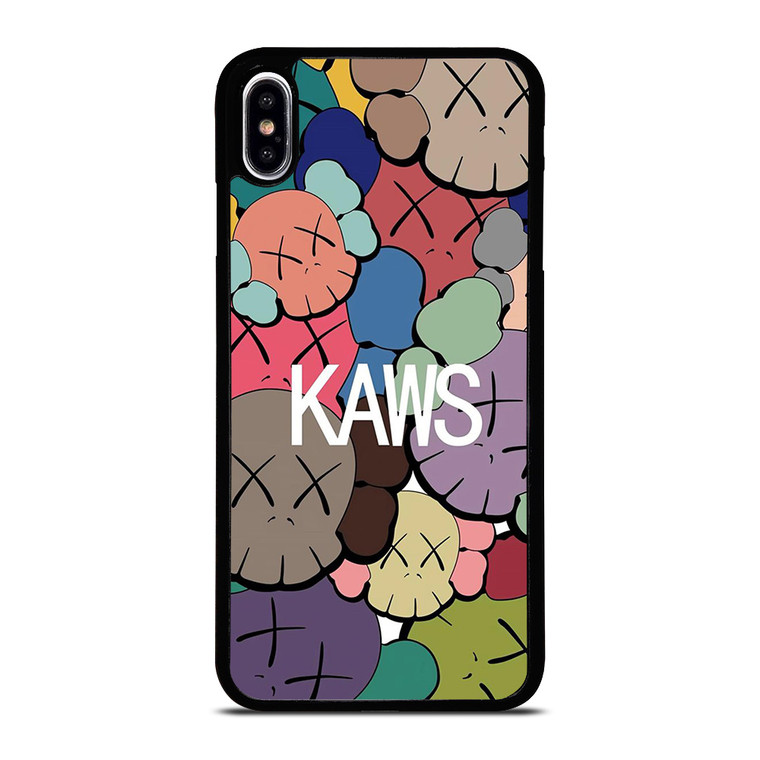 KAWS ICON FASHION FACES iPhone XS Max Case Cover