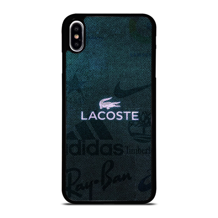 LACOSTE ADIDAS NIKE LOGO iPhone XS Max Case Cover