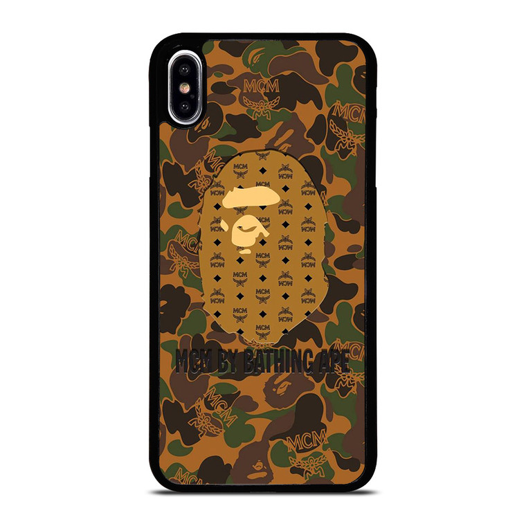 MCM BY BATHING APE CAMO iPhone XS Max Case Cover