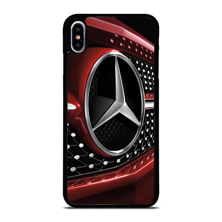 MERCEDES BENZ LOGO RED ICON iPhone XS Max Case Cover
