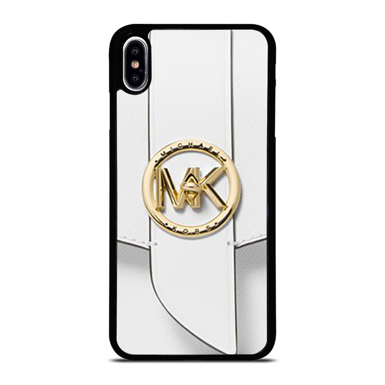 MICHAEL KORS LOGO MK WHITE HAND BAG EMBLEM iPhone XS Max Case Cover