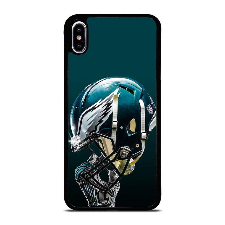 PHILADELPHIA EAGLES LOGO FOOTBALL HELMET ICON iPhone XS Max Case Cover