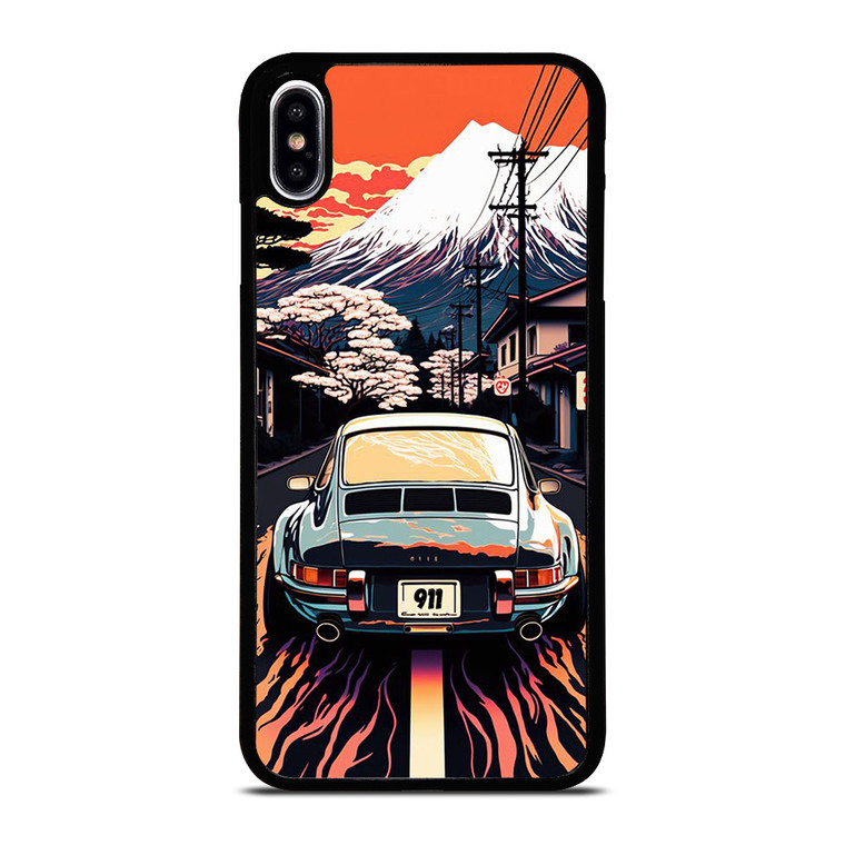 PORSCHE CAR 911 RACING CAR PAINTING iPhone XS Max Case Cover