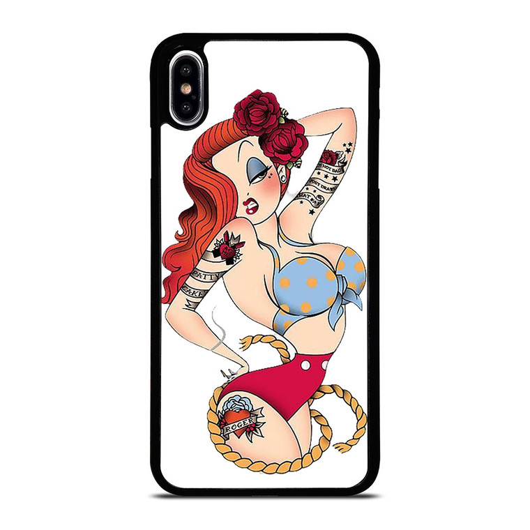 SAILOR JERRY TATTOO JESSICA RABBIT iPhone XS Max Case Cover