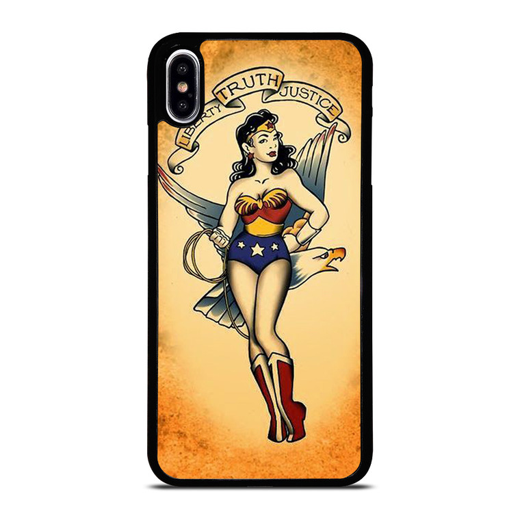SAILOR JERRY TATTOO WONDER WOMAN iPhone XS Max Case Cover