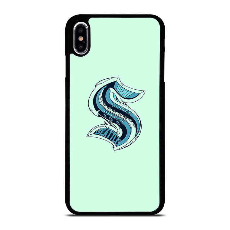 SEATTLE KRAKEN LOGO HOCKEY TEAM iPhone XS Max Case Cover