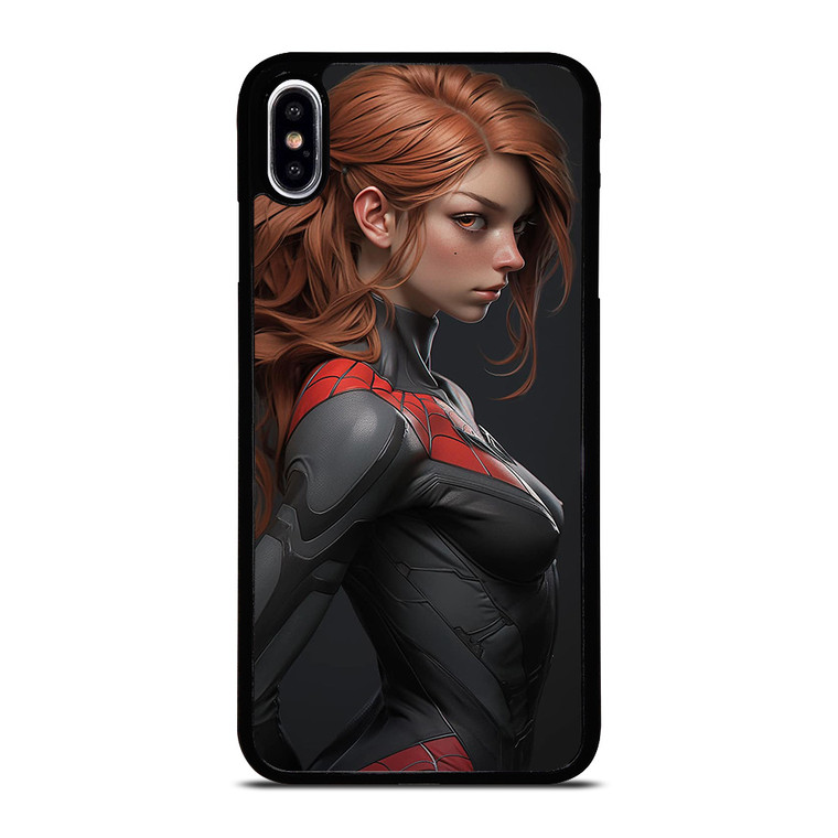 SEXY CARTOON SPIDER GIRL MARVEL COMICS iPhone XS Max Case Cover