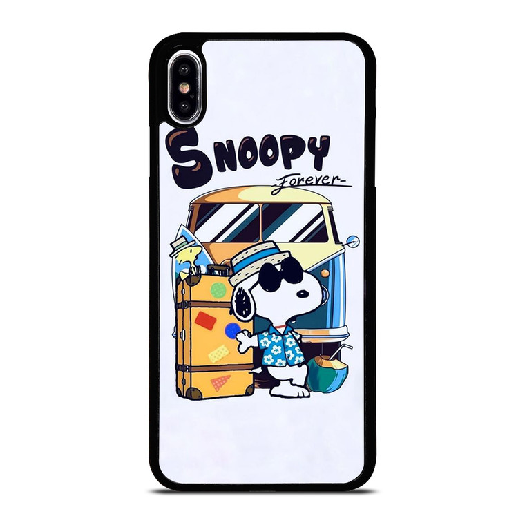 SNOOPY THE PEANUTS CHARLIE BROWN CARTOON FOREVER iPhone XS Max Case Cover