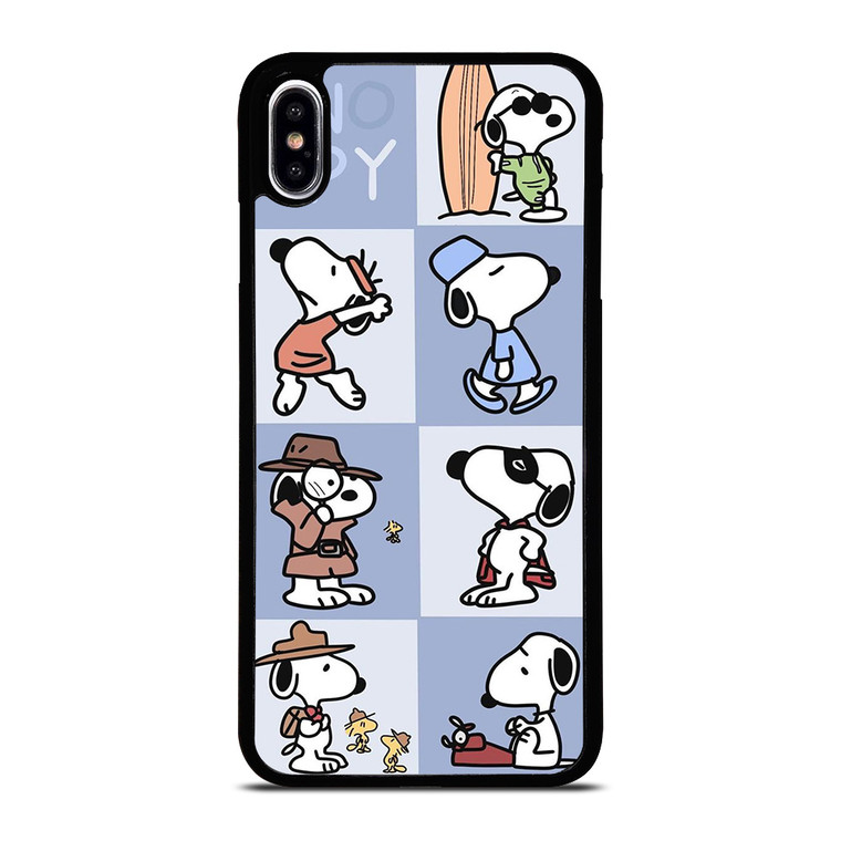 SNOOPY THE PEANUTS CHARLIE BROWN CARTOON iPhone XS Max Case Cover