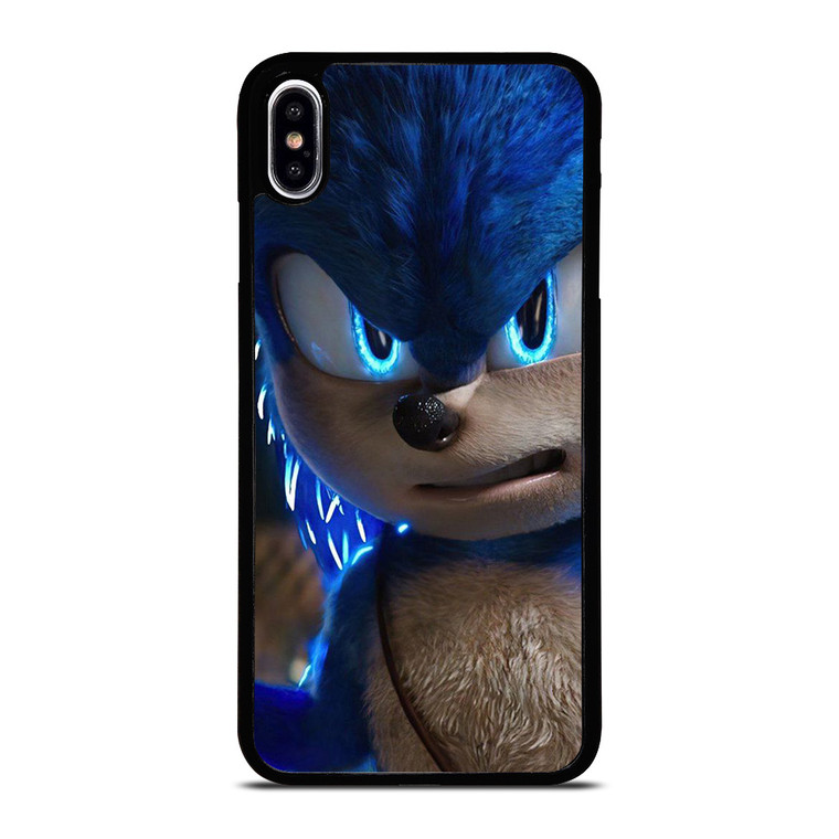 SONIC THE HEDGEHOG MOVIE FURIOUS FACE iPhone XS Max Case Cover