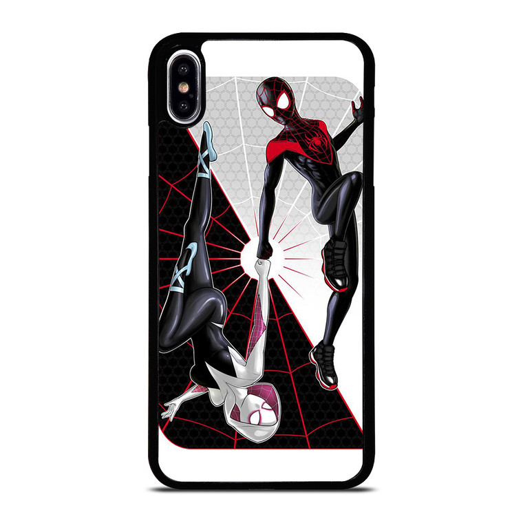 SPIDERMAN MILES MORALES SPIDER GWEN VERSE iPhone XS Max Case Cover