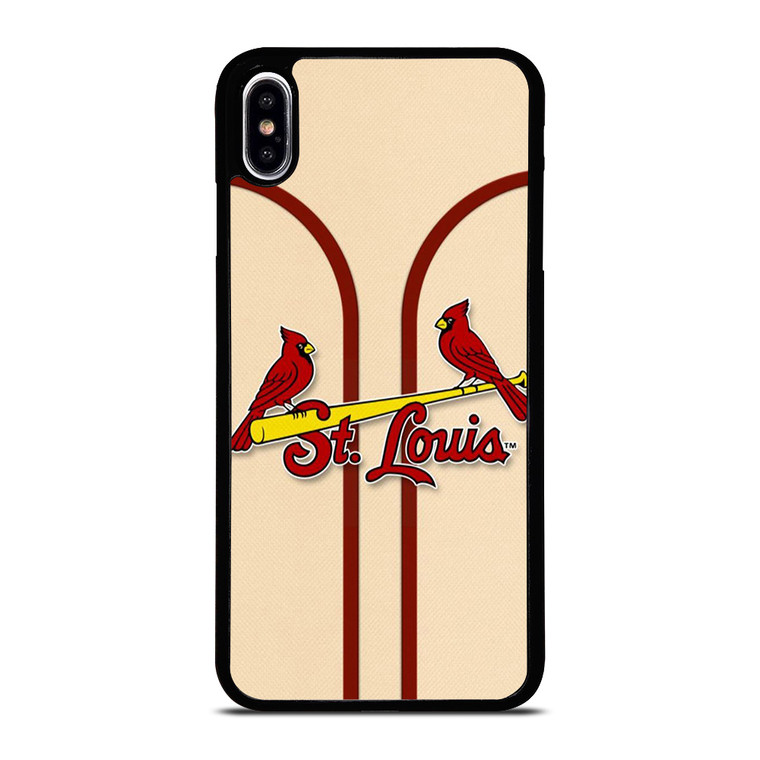 ST LOUIS CARDINALS LOGO BASEBALL TEAM JERSEY iPhone XS Max Case Cover