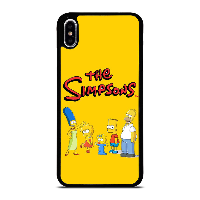 THE SIMPSONS FAMILY CARTOON iPhone XS Max Case Cover