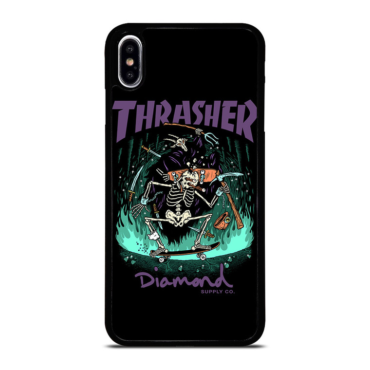 THRASHER DIAMOND SUPPLY CO iPhone XS Max Case Cover