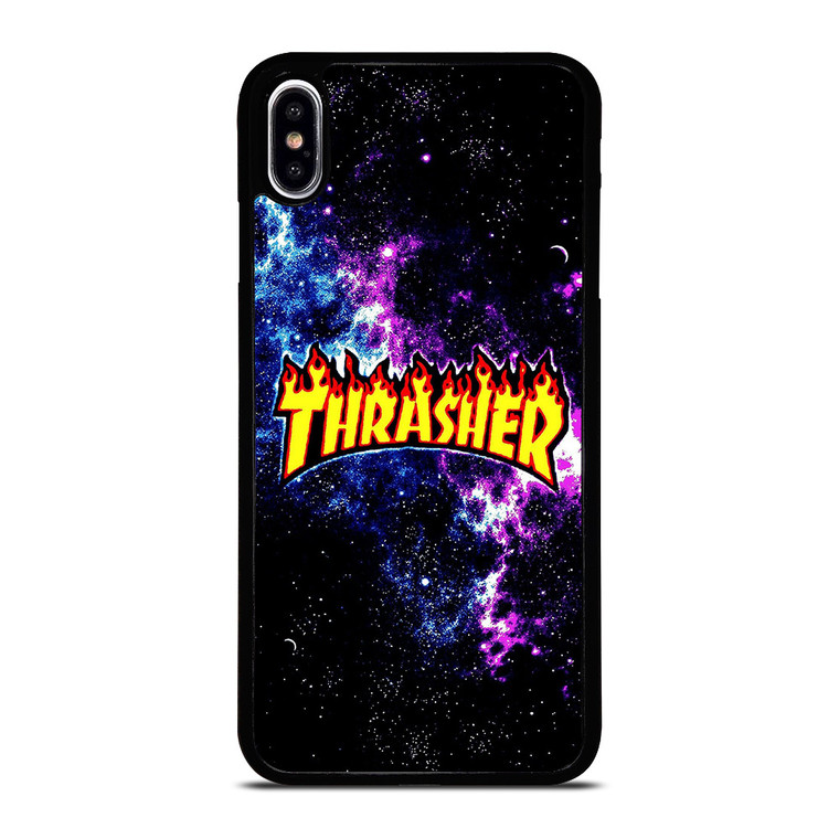 THRASHER LOGO NEBULA iPhone XS Max Case Cover