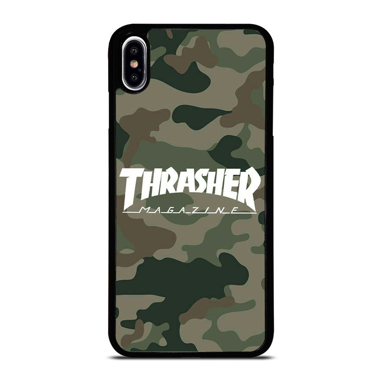 THRASHER SKATEBOARD MAGAZINE CAMO iPhone XS Max Case Cover