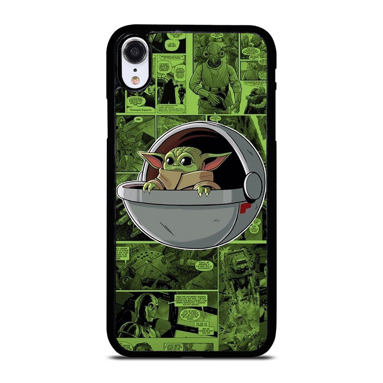 BABY YODA STAR WARS COMICS iPhone XR Case Cover