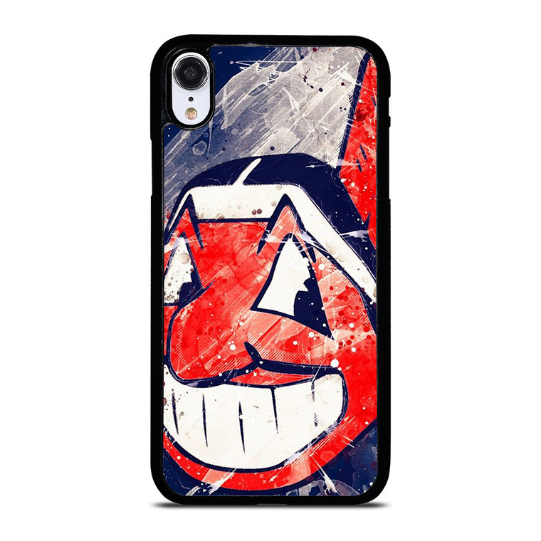 CLEVELAND INDIANS LOGO BASEBALL TEAM MLB ICON iPhone XR Case Cover