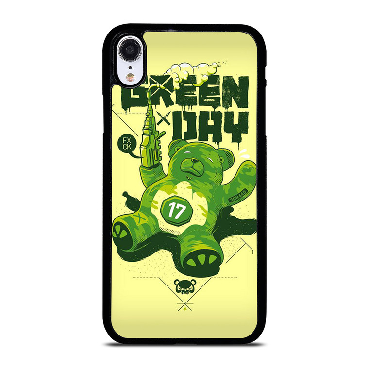 GREEN DAY BAND BEAR GUN iPhone XR Case Cover