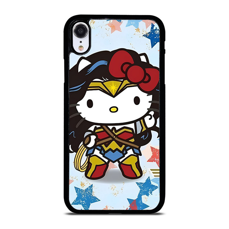 HELLO KITTY WONDER WOMAN KITTY iPhone XR Case Cover
