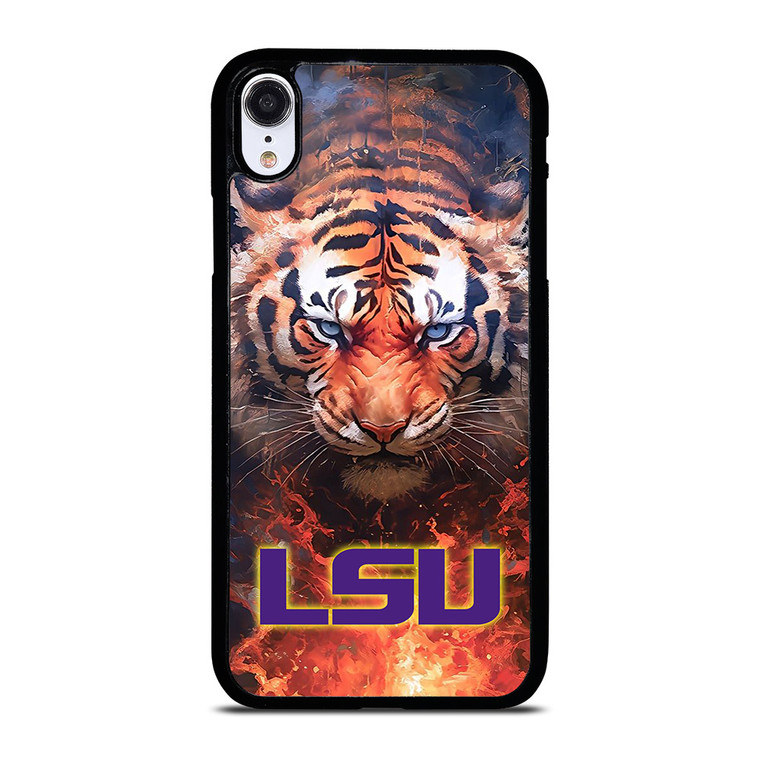 LSU TIGERS LOGO LOUISIANA STATE UNIVERSITY ICON iPhone XR Case Cover