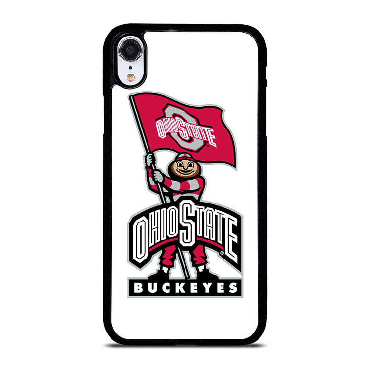 OHIO STATE BUCKEYES LOGO FOOTBALL MASKOT iPhone XR Case Cover