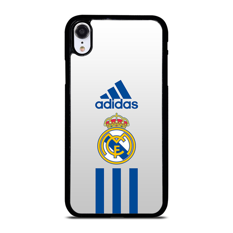 REAL MADRID CF ADIDAS STRIPES iPhone XR Case Cover