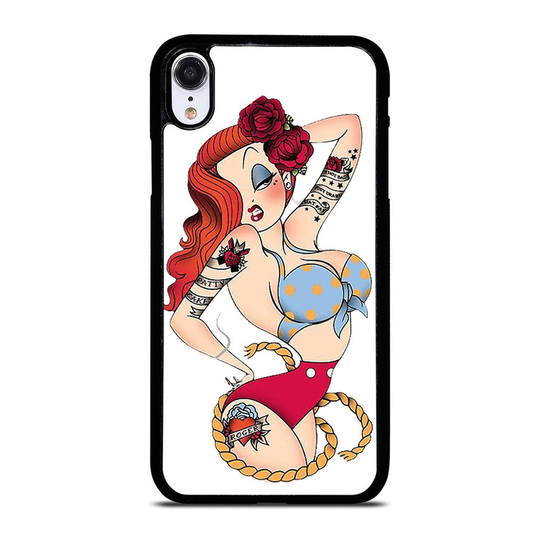 SAILOR JERRY TATTOO JESSICA RABBIT iPhone XR Case Cover