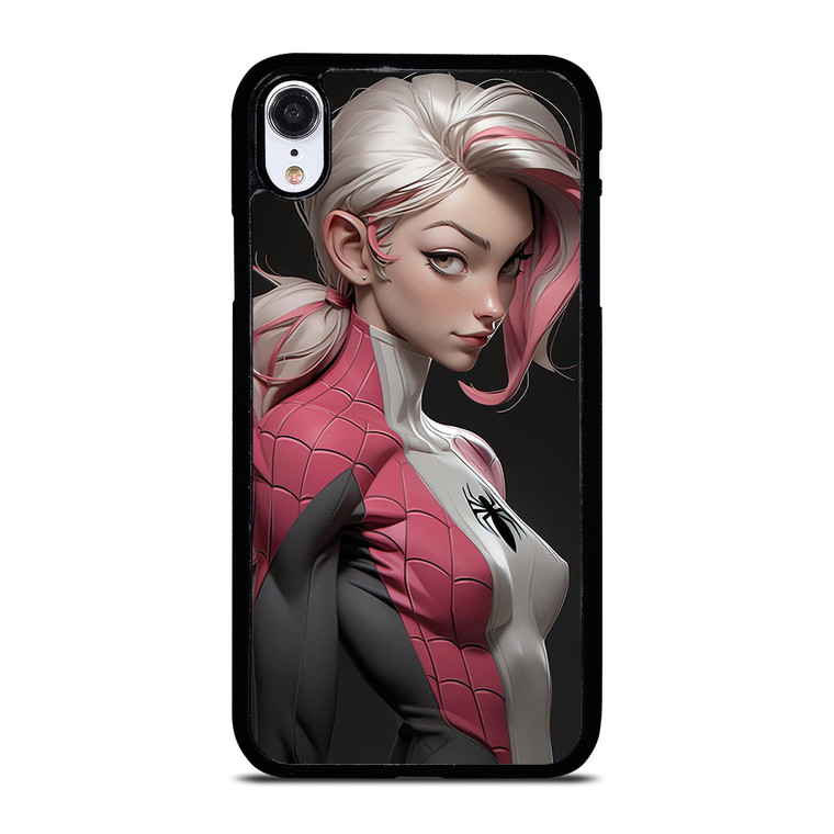 SEXY SPIDER GIRL MARVEL COMICS CARTOON iPhone XR Case Cover