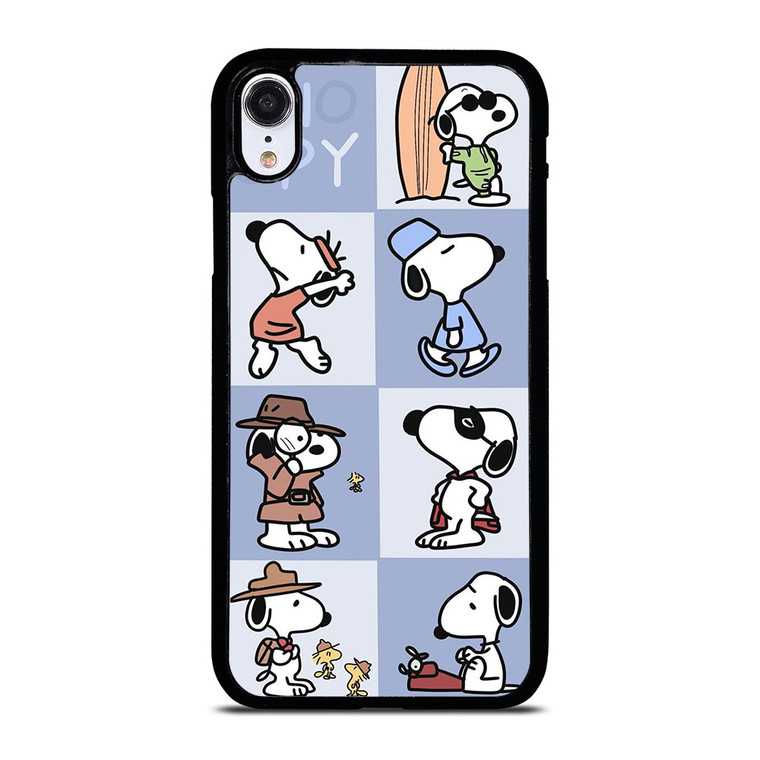 SNOOPY THE PEANUTS CHARLIE BROWN CARTOON iPhone XR Case Cover