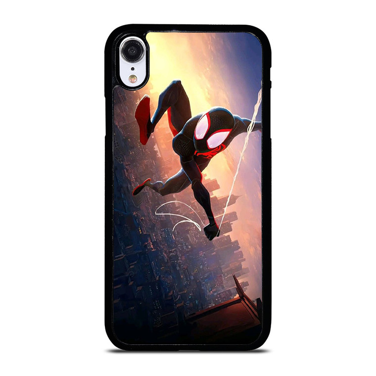 SPIDERMAN MILES MORALES ACROSS SPIDER-VERSE SWING iPhone XR Case Cover