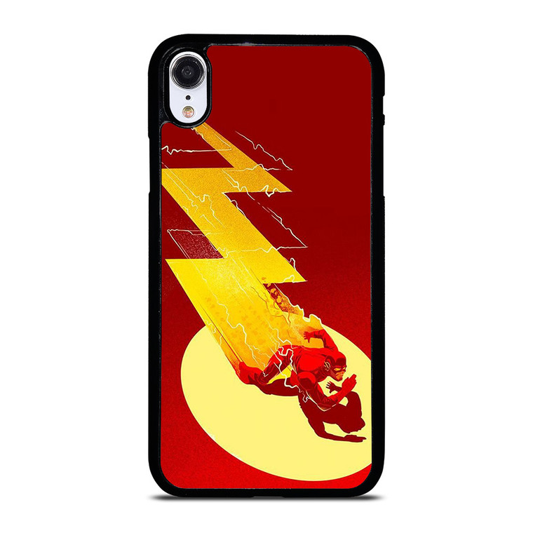 THE FLASH LOGO ART CARTOON iPhone XR Case Cover THE FLASH LOGO ART CARTOON iPhone XR Case Cover