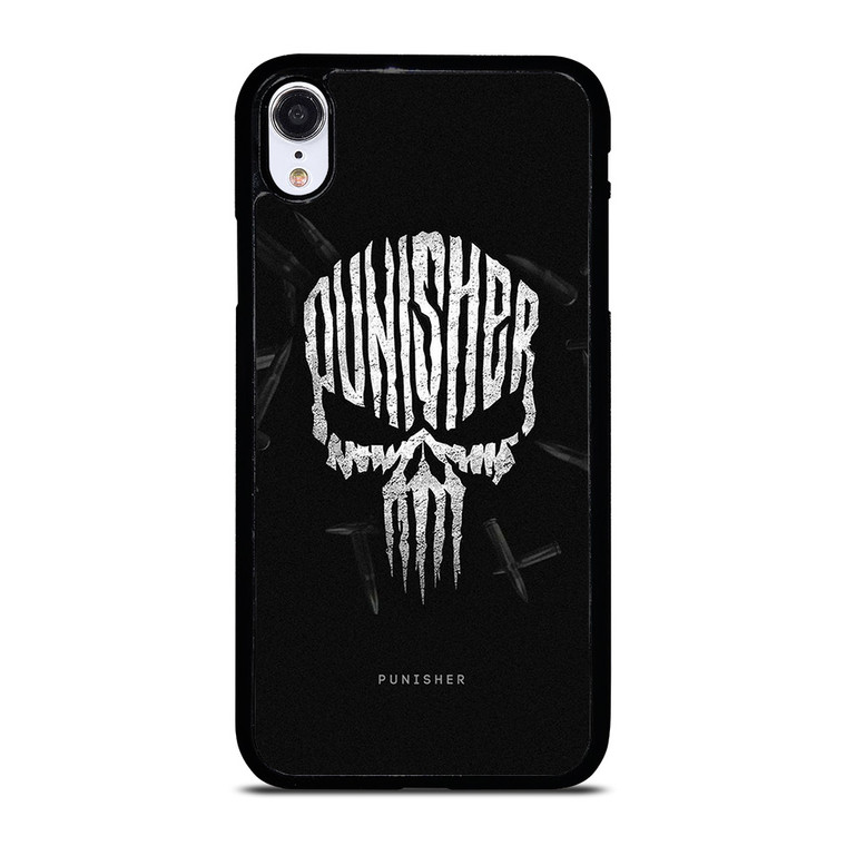 THE PUNISHER SKULL LOGO FRANK CASTLE MARVEL iPhone XR Case Cover