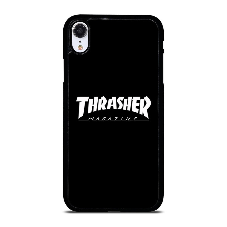 THRASHER SKATEBOARD MAGAZINE BLACK iPhone XR Case Cover