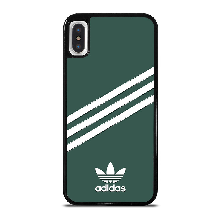 ADIDAS ORIGINALS STRIPES GREEN iPhone X / XS Case Cover