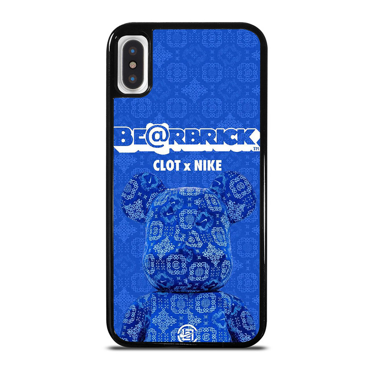BEARBRICK CLOT X NIKE BLUE iPhone X / XS Case Cover