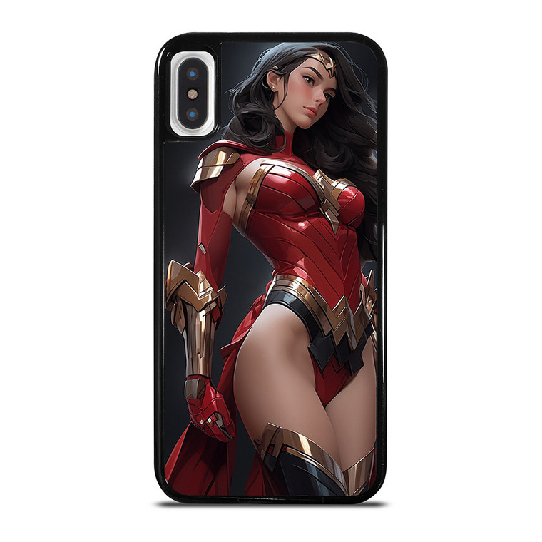 BEAUTIFUL SUPERHERO WONDER WOMAN DC COMIC iPhone X / XS Case Cover