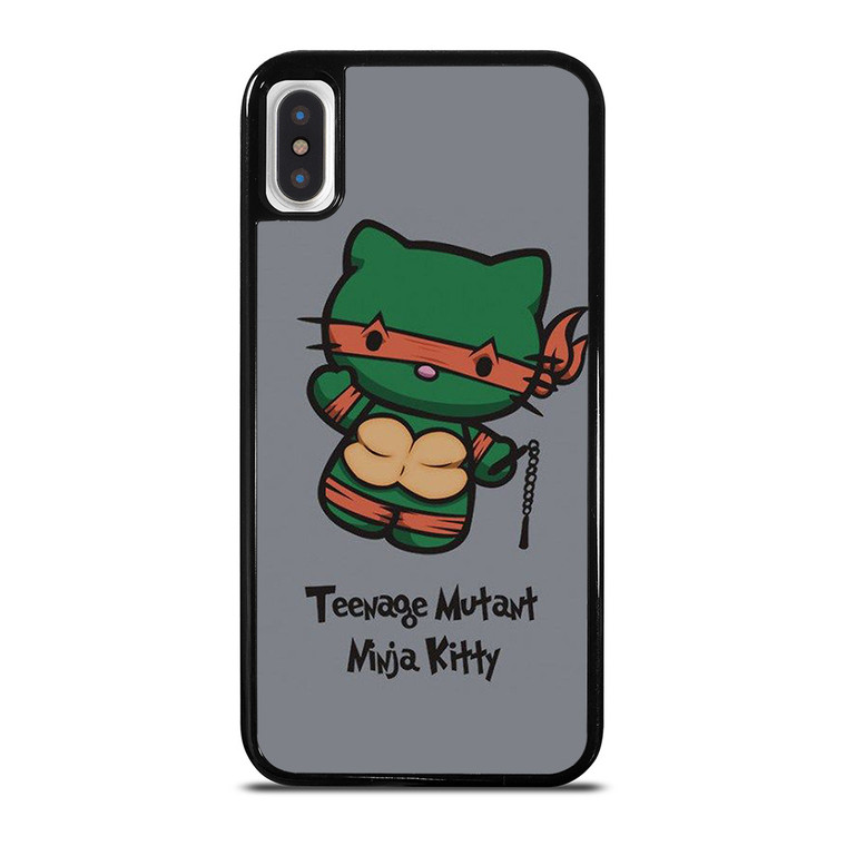 HELLO KITTY TMNT TEENAGE MUTANT NINJA KITTY iPhone X / XS Case Cover