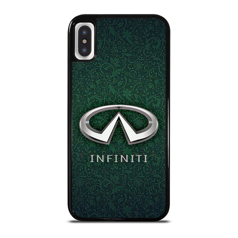 INFINITI CAR LOGO GREEN PATTERN iPhone X / XS Case Cover