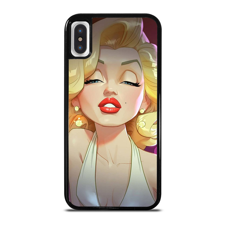 MARILYN MONROE SEXY CARTOON iPhone X / XS Case Cover